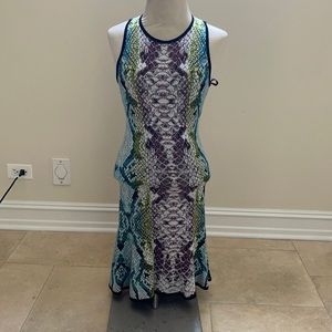 Roberto Cavalli knee length stretch, fits size 2-4